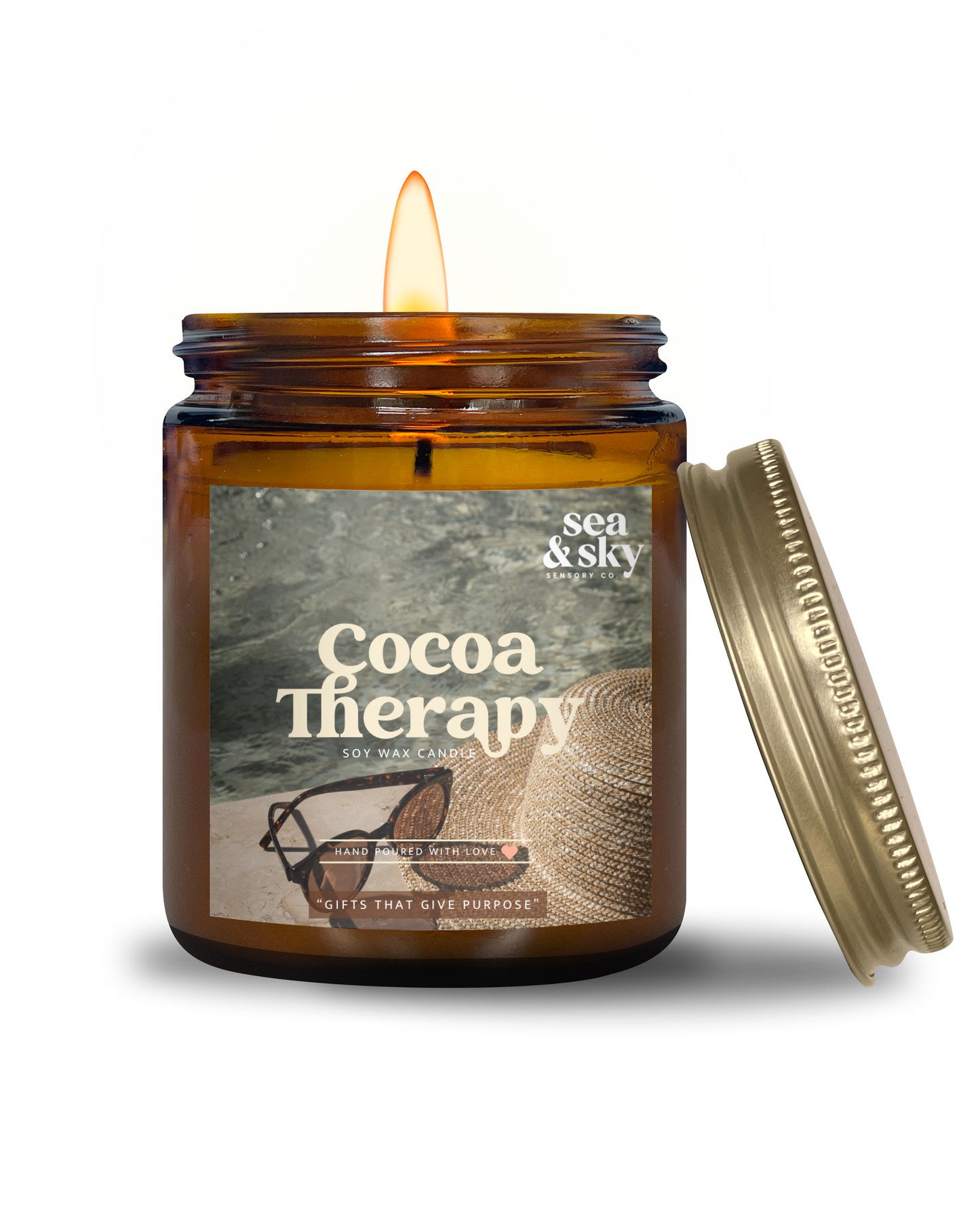 Cocoa Therapy Candle Jar