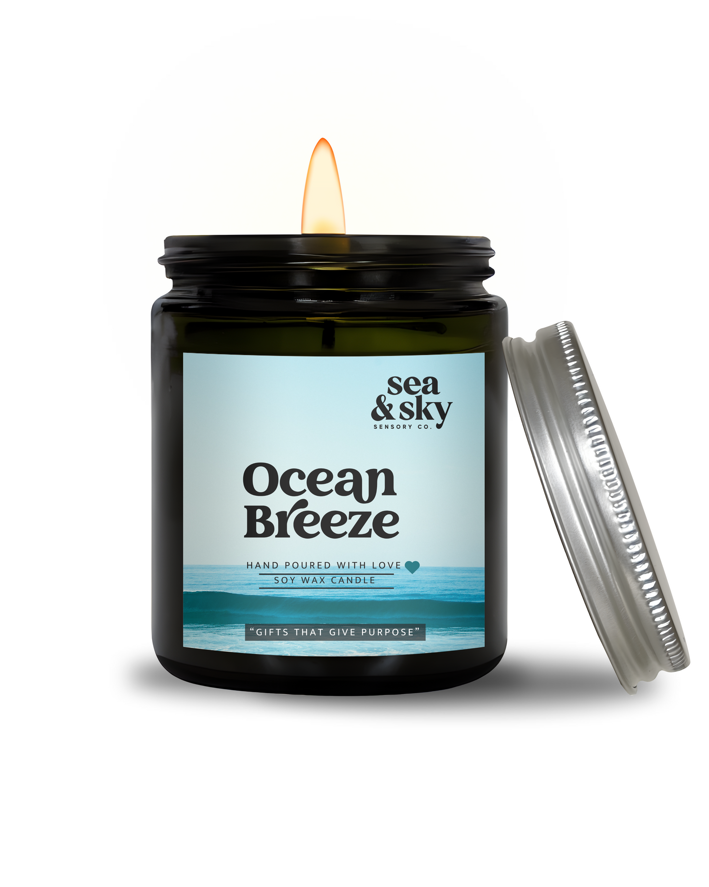 Ocean Breeze Candle Jar