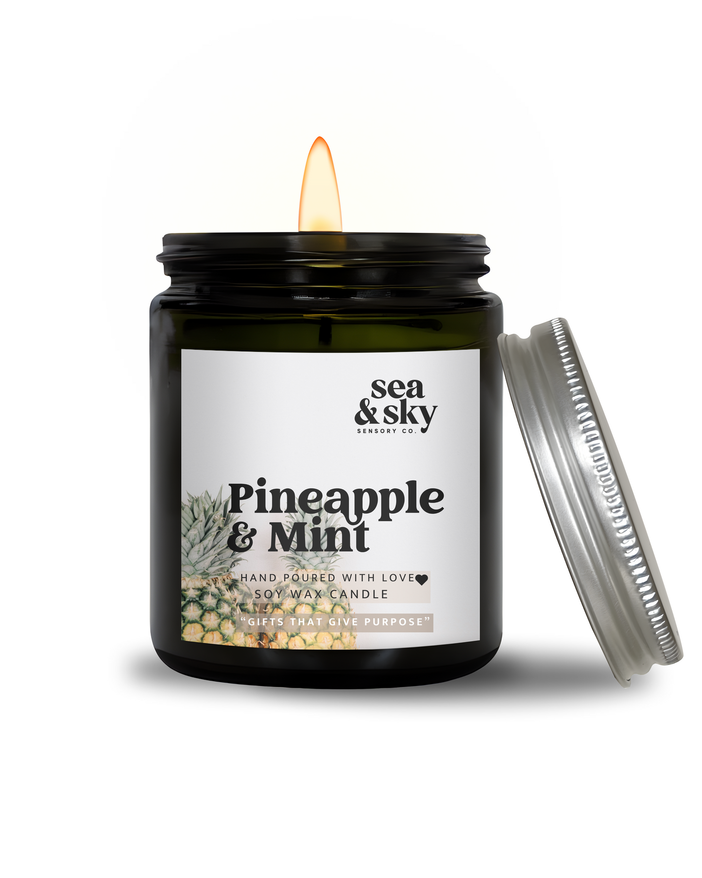 Pineapple & Mint Candle Jar