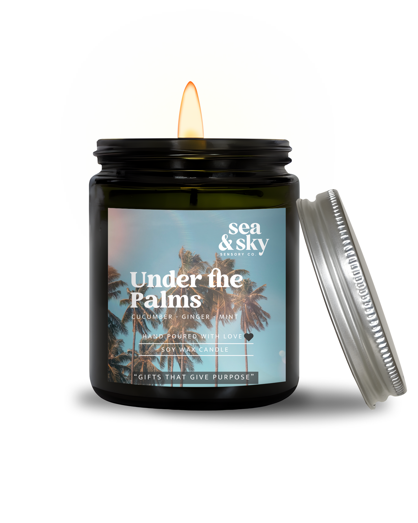 Under the Palms Candle Jar