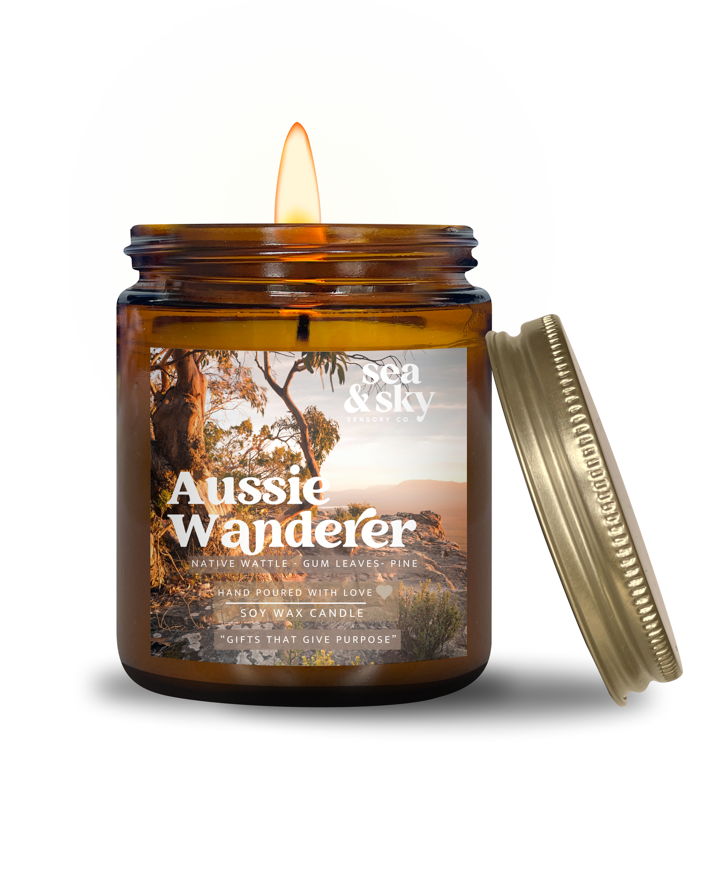Aussie Wanderer Candle Jar