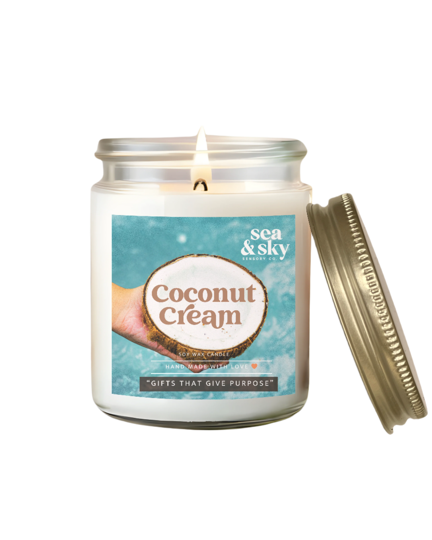 Coconut Cream Candle Jar