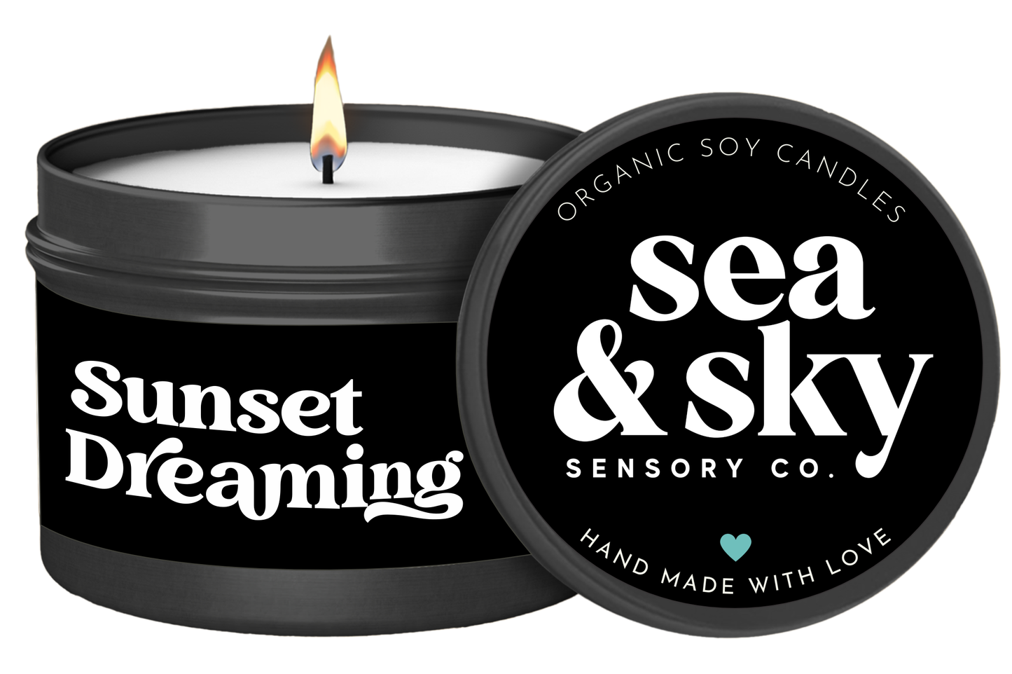 Sunset Dreaming Travel Tin Candle