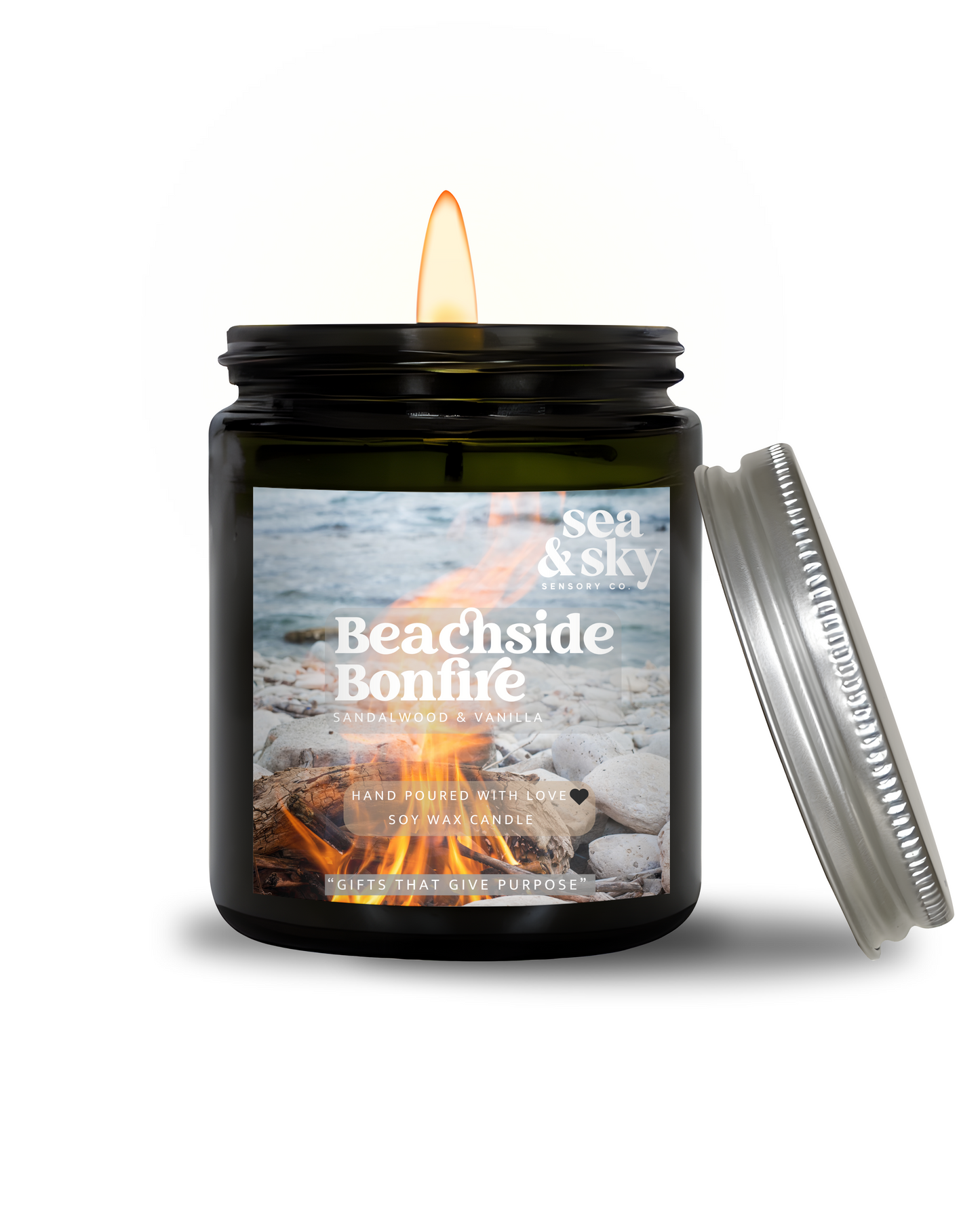 Beachside Bonfire Candle Jar