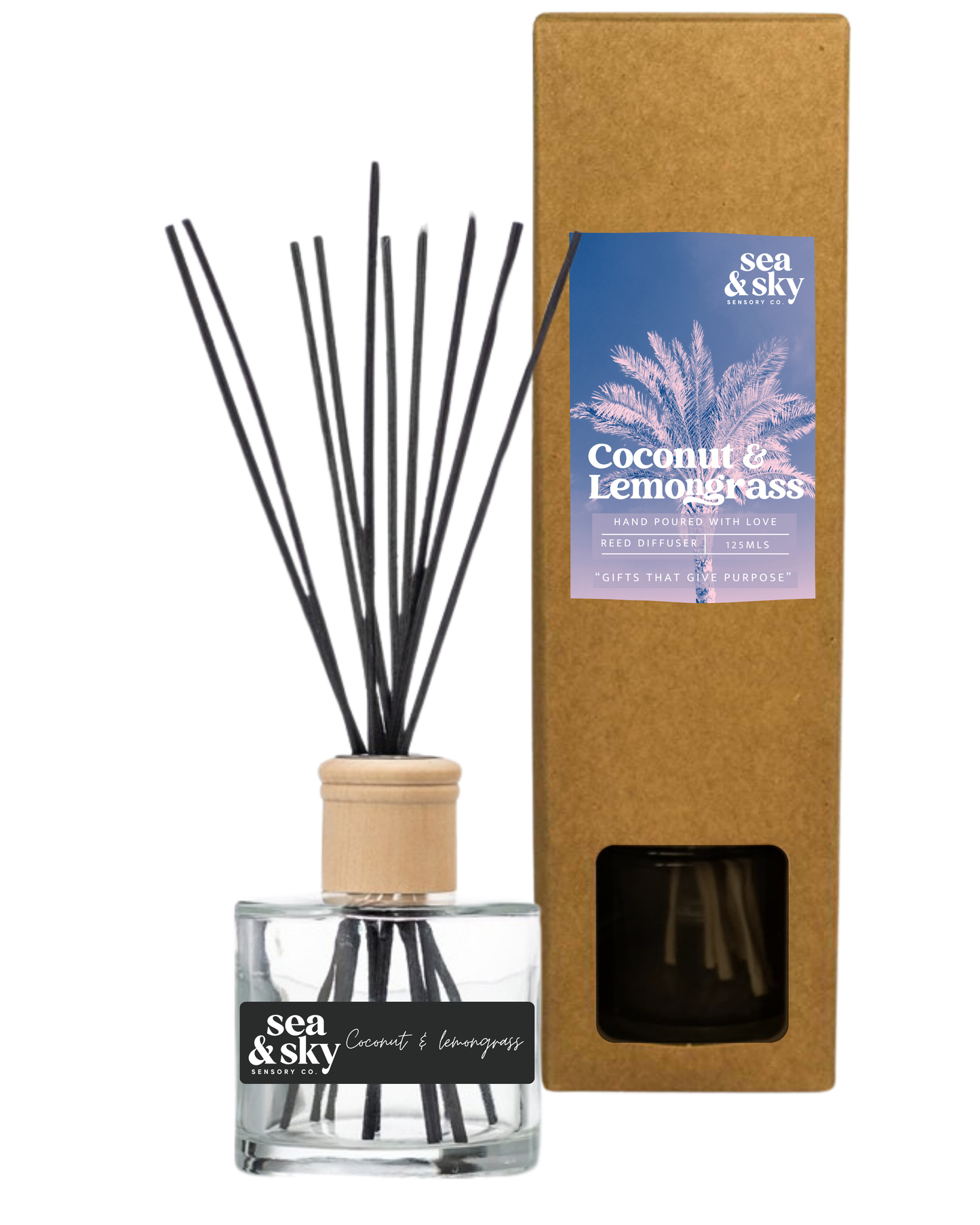 Coconut & Lemongrass Reed Diffuser