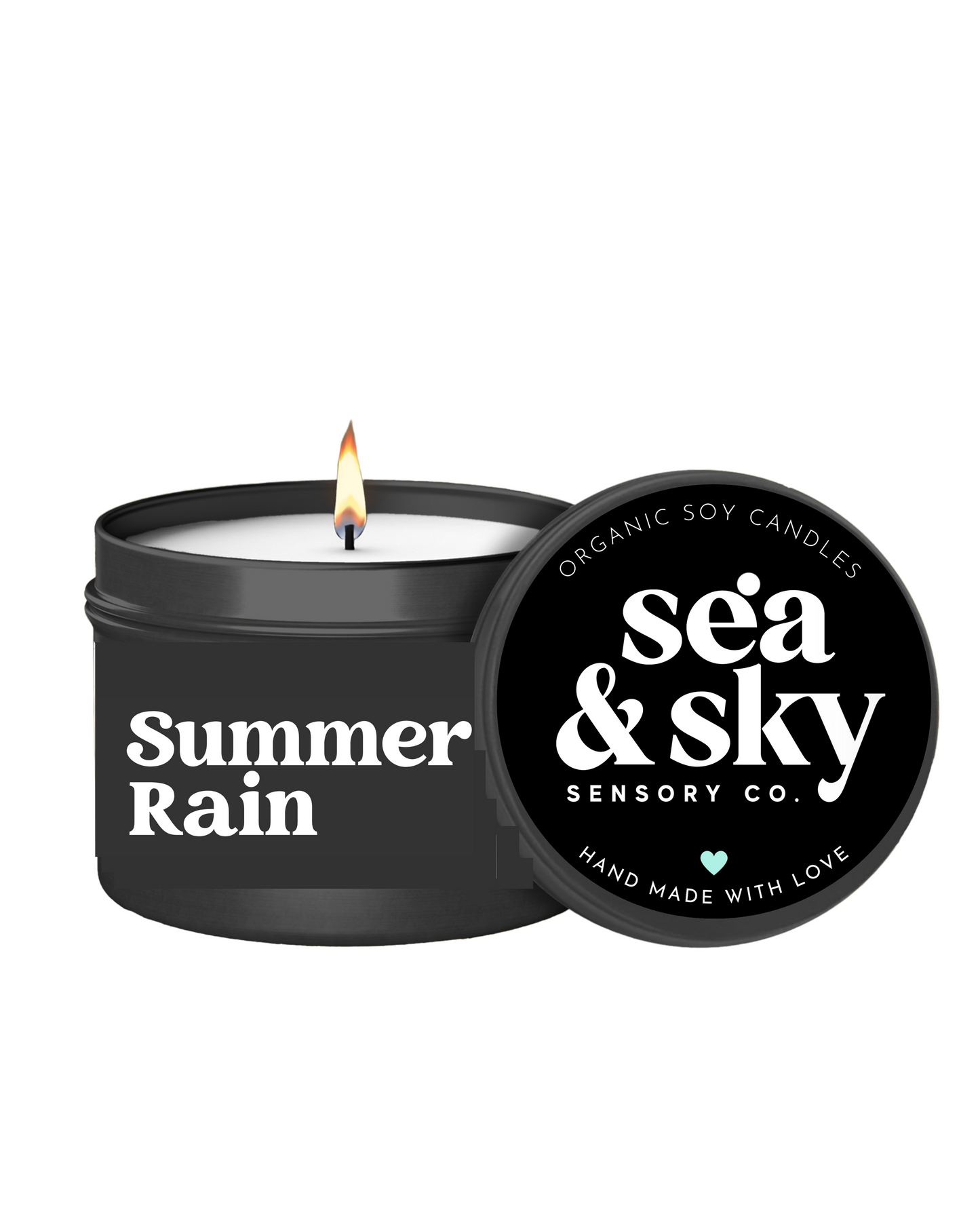 Summer Rain Travel Tin Candle