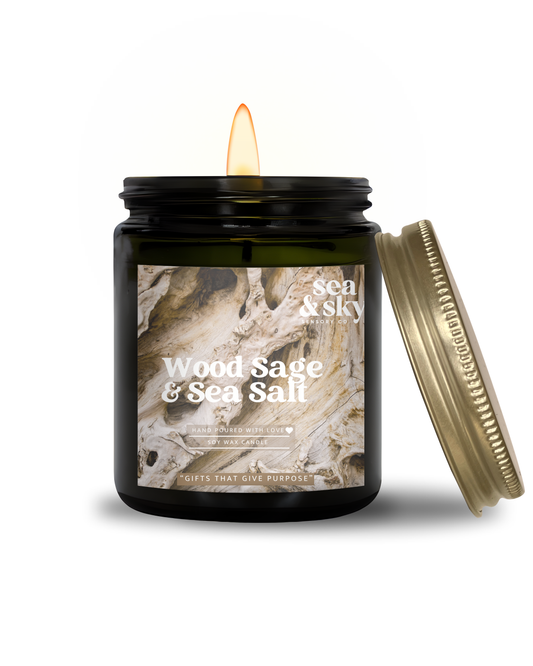 Wood Sage & Sea Salt Candle Jar