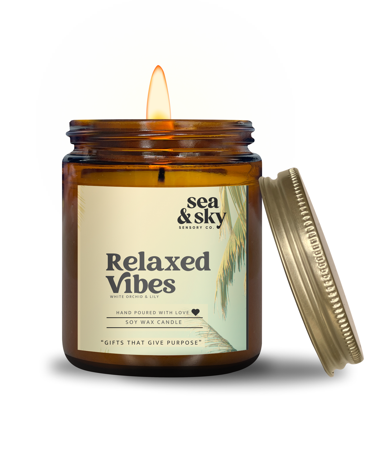 Relaxed Vibes Candle Jar
