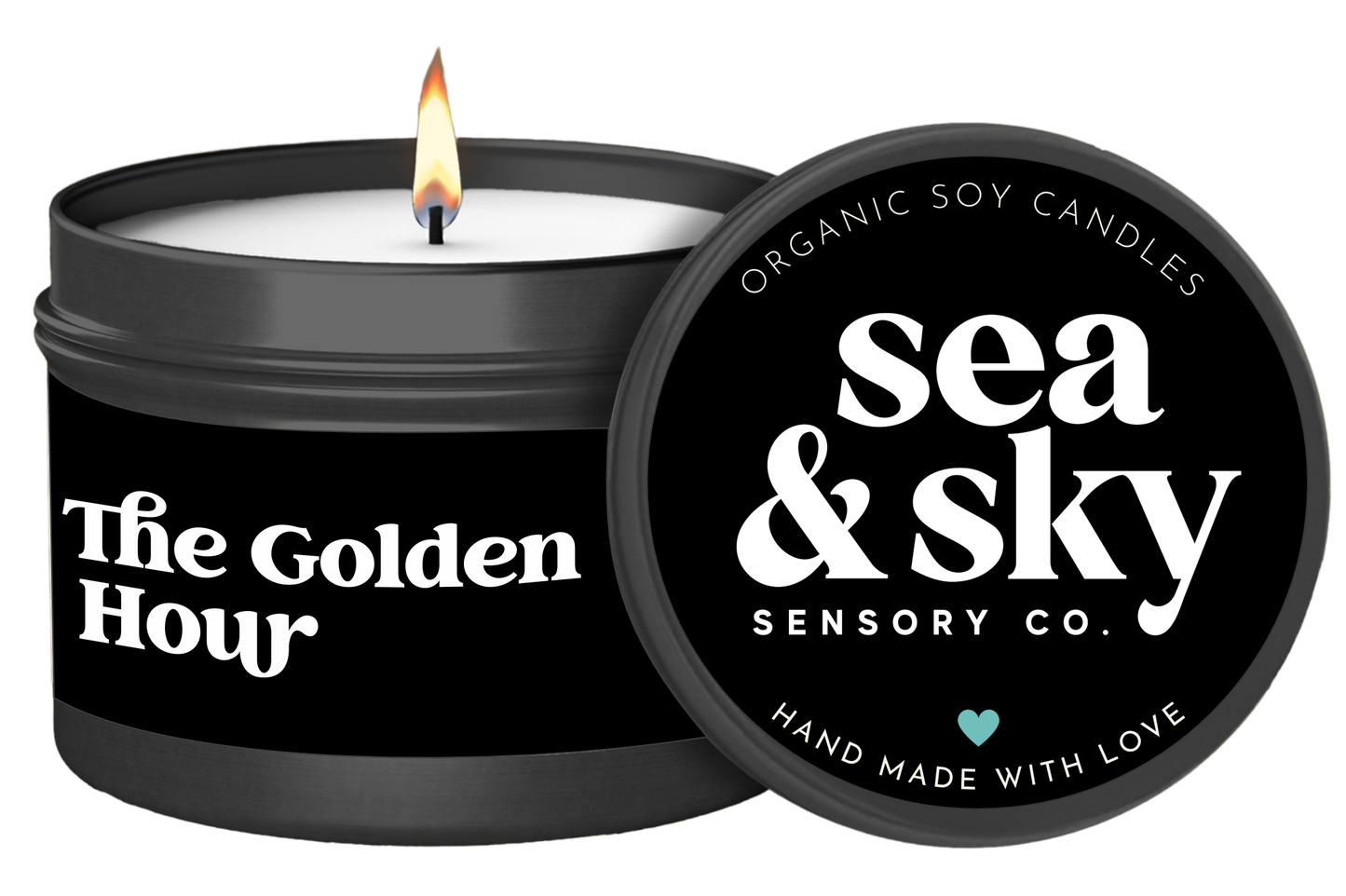 The Golden Hour Travel Tin Candle